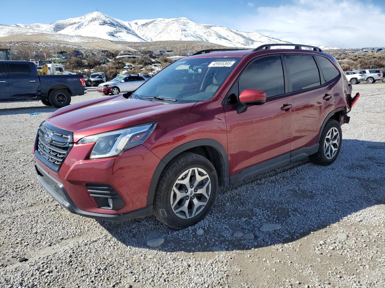 2022 SUBARU FORESTER PREMIUM VIN:JF2SKADC0NH466244