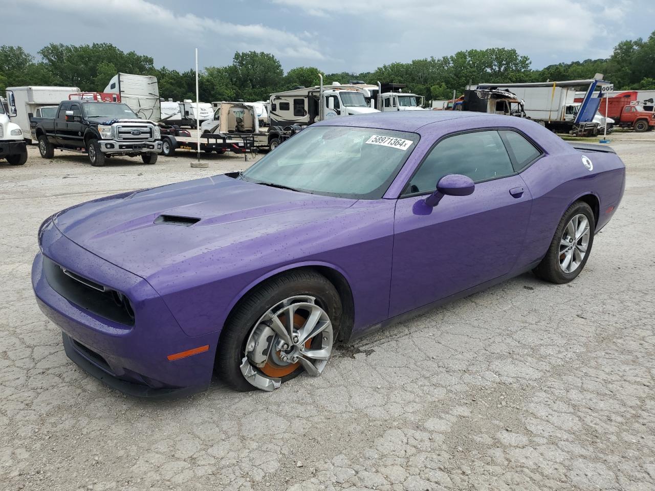 2023 DODGE CHALLENGER SXT VIN:2C3CDZGGXPH642244