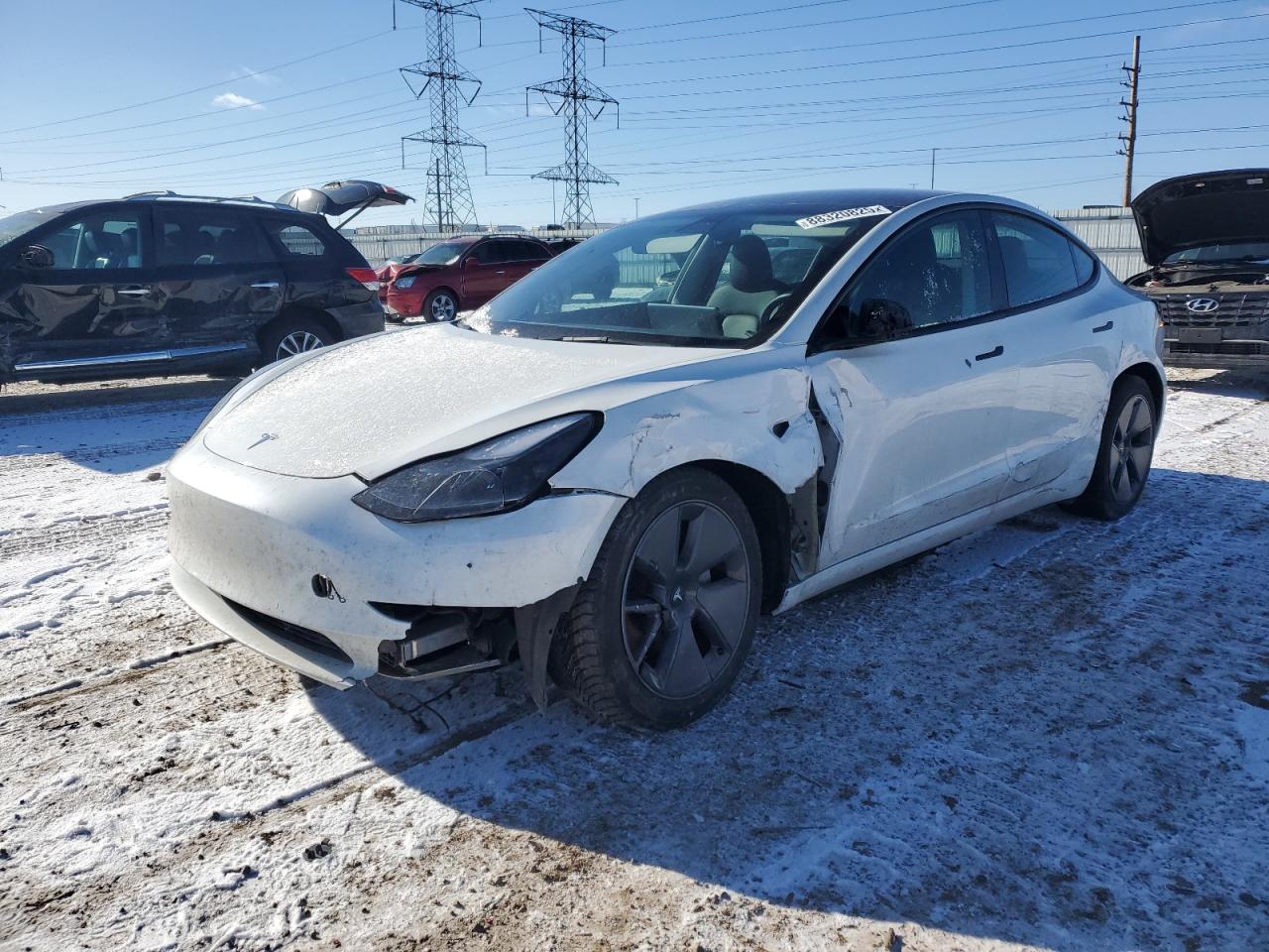 2022 TESLA MODEL 3  VIN:5YJ3E1EA4NF320114