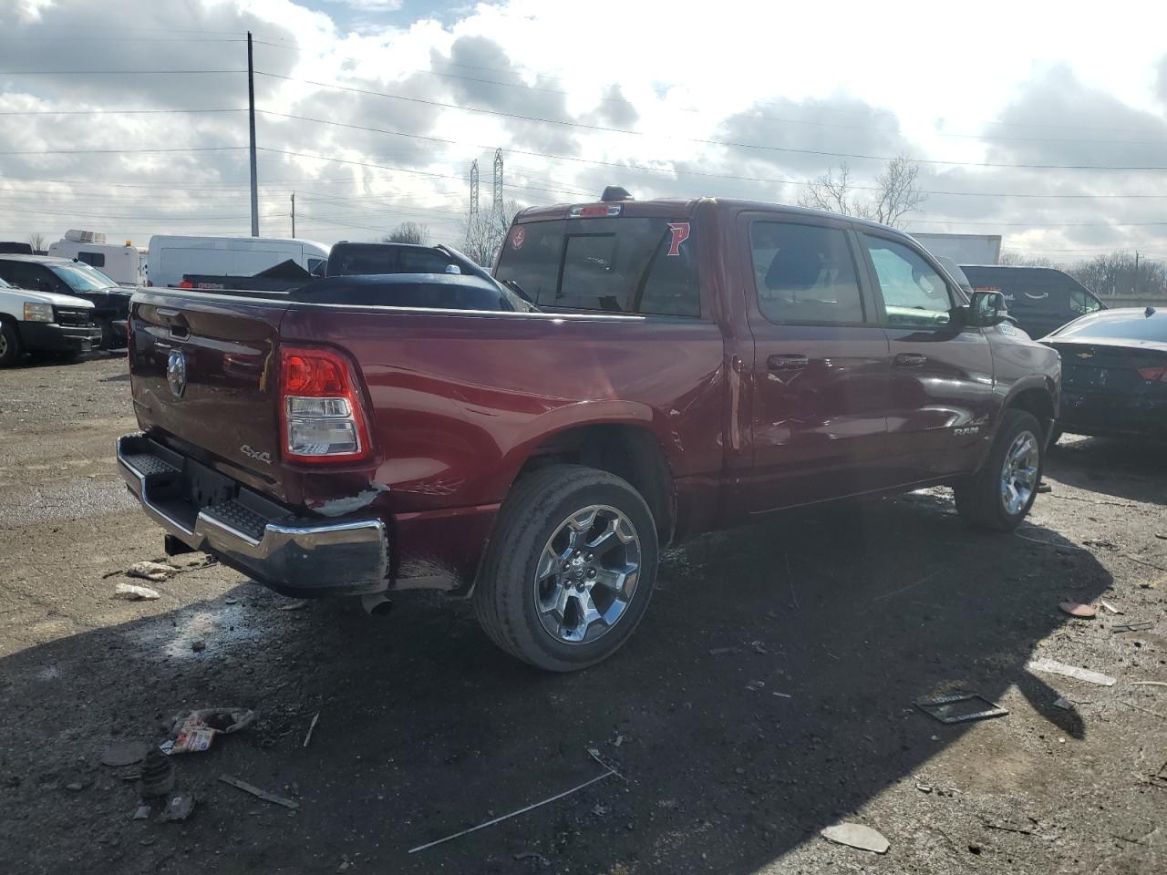 2022 RAM 1500 BIG HORN/LONE STAR VIN:1C6RRFFG9NN342293