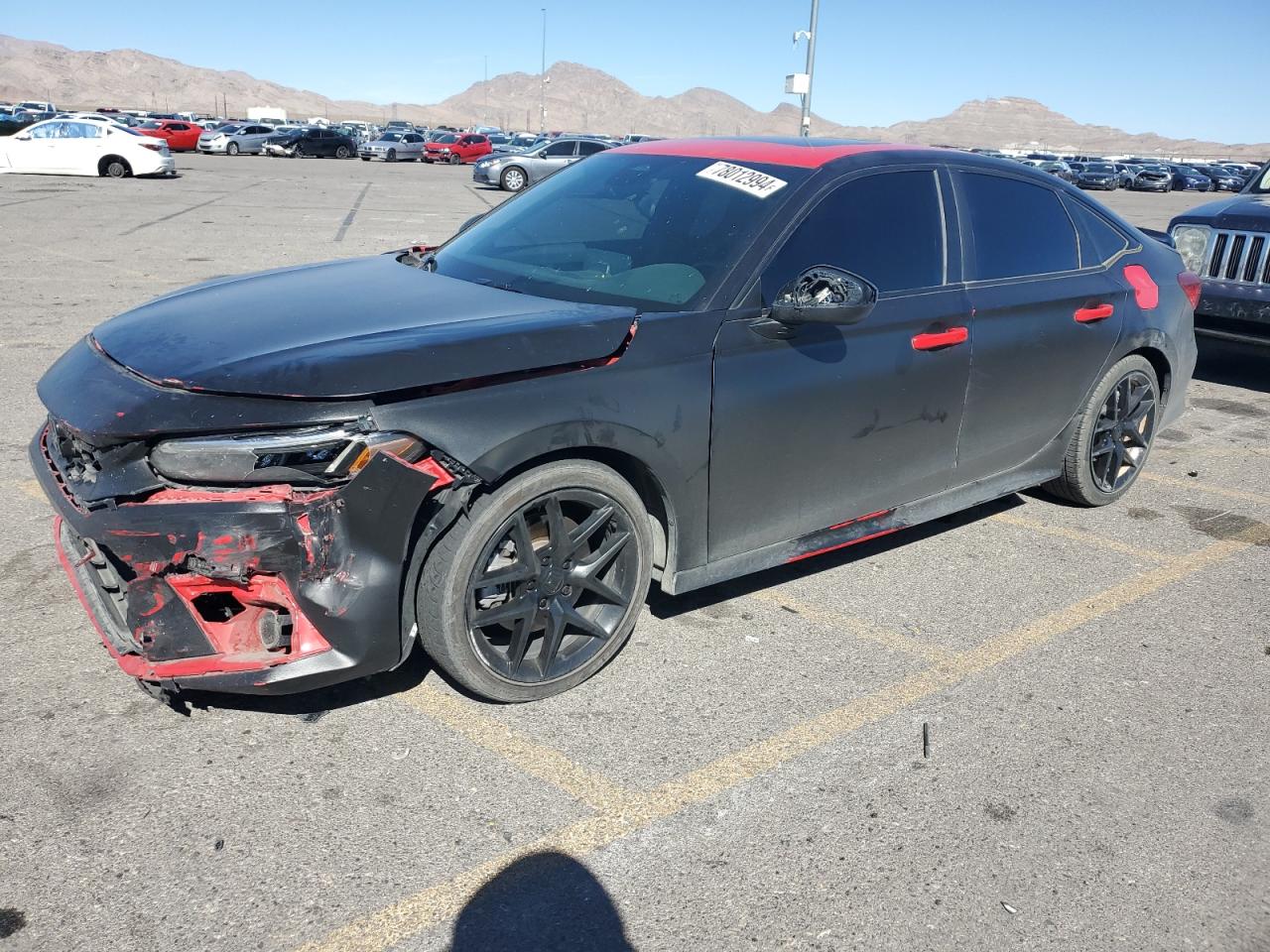 2022 HONDA CIVIC SI VIN:2HGFE1E50NH473830