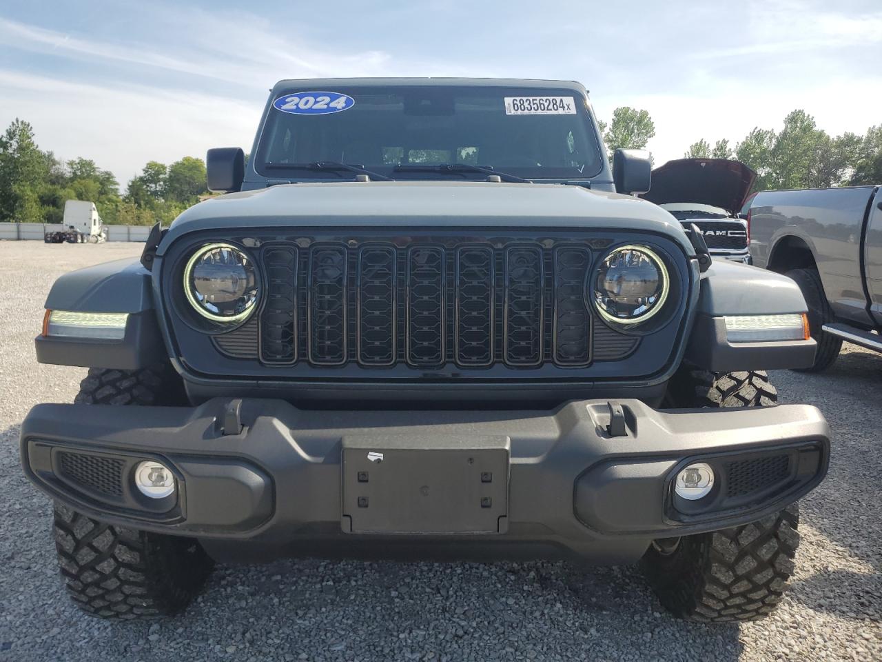2024 JEEP GLADIATOR SPORT VIN:1C6HJTAG7RL119096