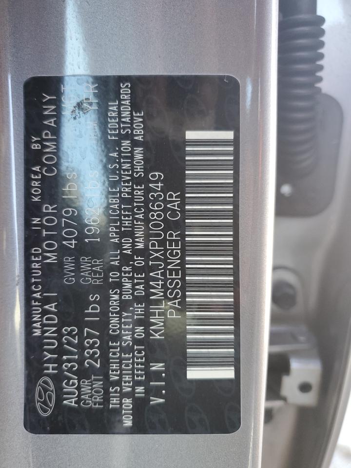 2023 HYUNDAI ELANTRA BLUE VIN:KMHLM4AJXPU086349