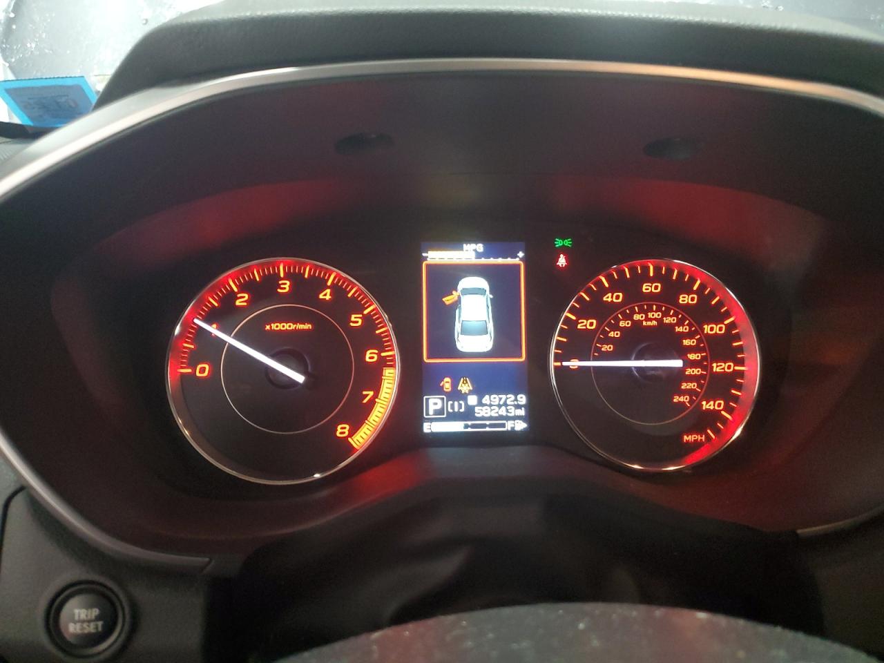 2022 SUBARU IMPREZA SPORT VIN:4S3GTAM61N3704157