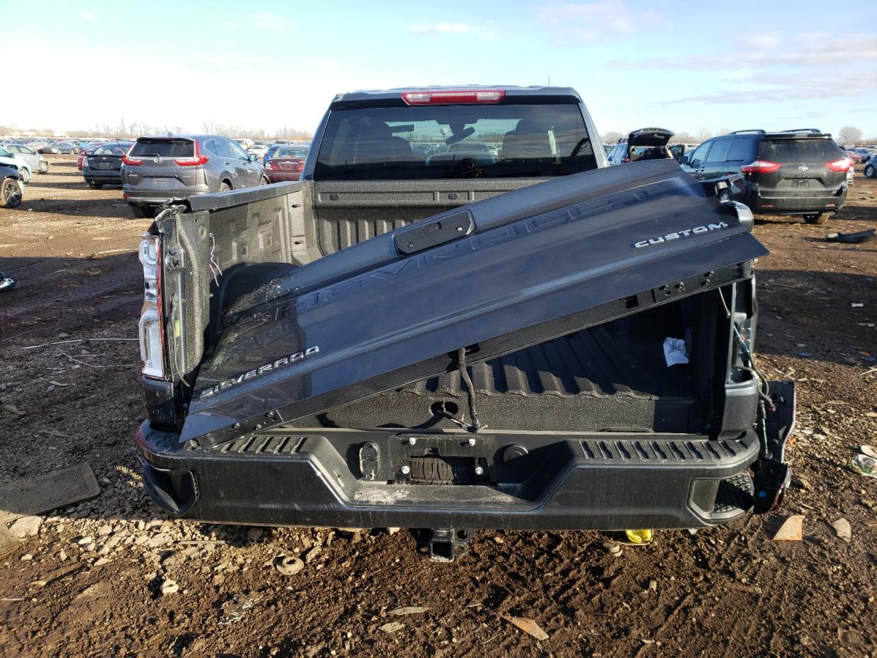 2022 CHEVROLET SILVERADO LTD K1500 CUSTOM VIN:1GCRYBEK6NZ195904