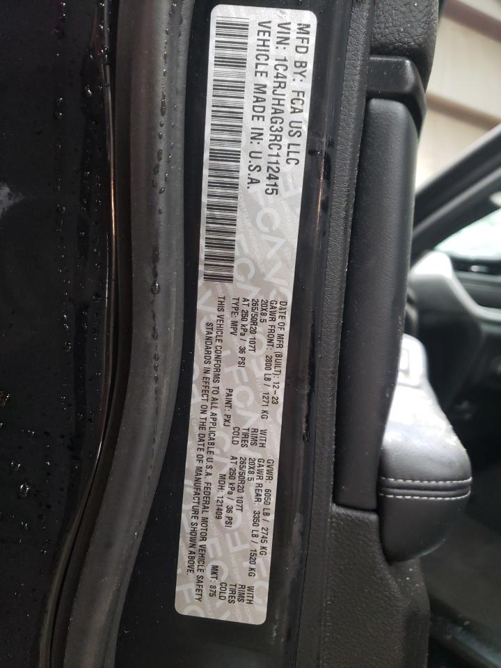 2024 JEEP GRAND CHEROKEE LAREDO VIN:1C4RJHAG3RC112415