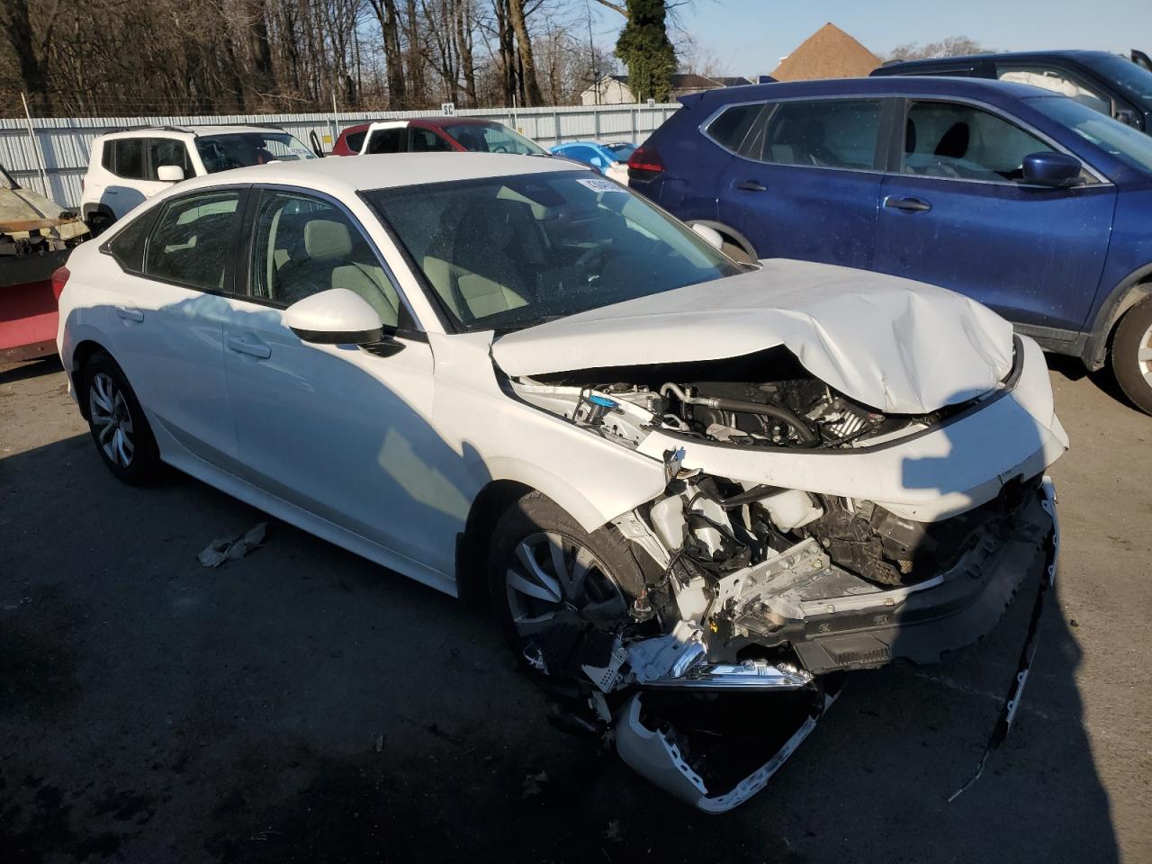 2022 HONDA CIVIC LX VIN:2HGFE2F21NH551848