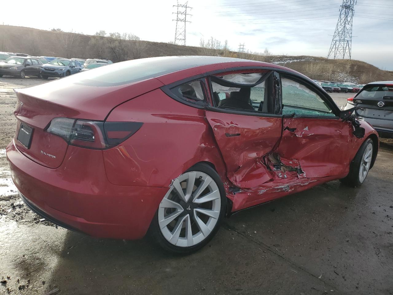 2022 TESLA MODEL 3  VIN:5YJ3E1EB7NF209209