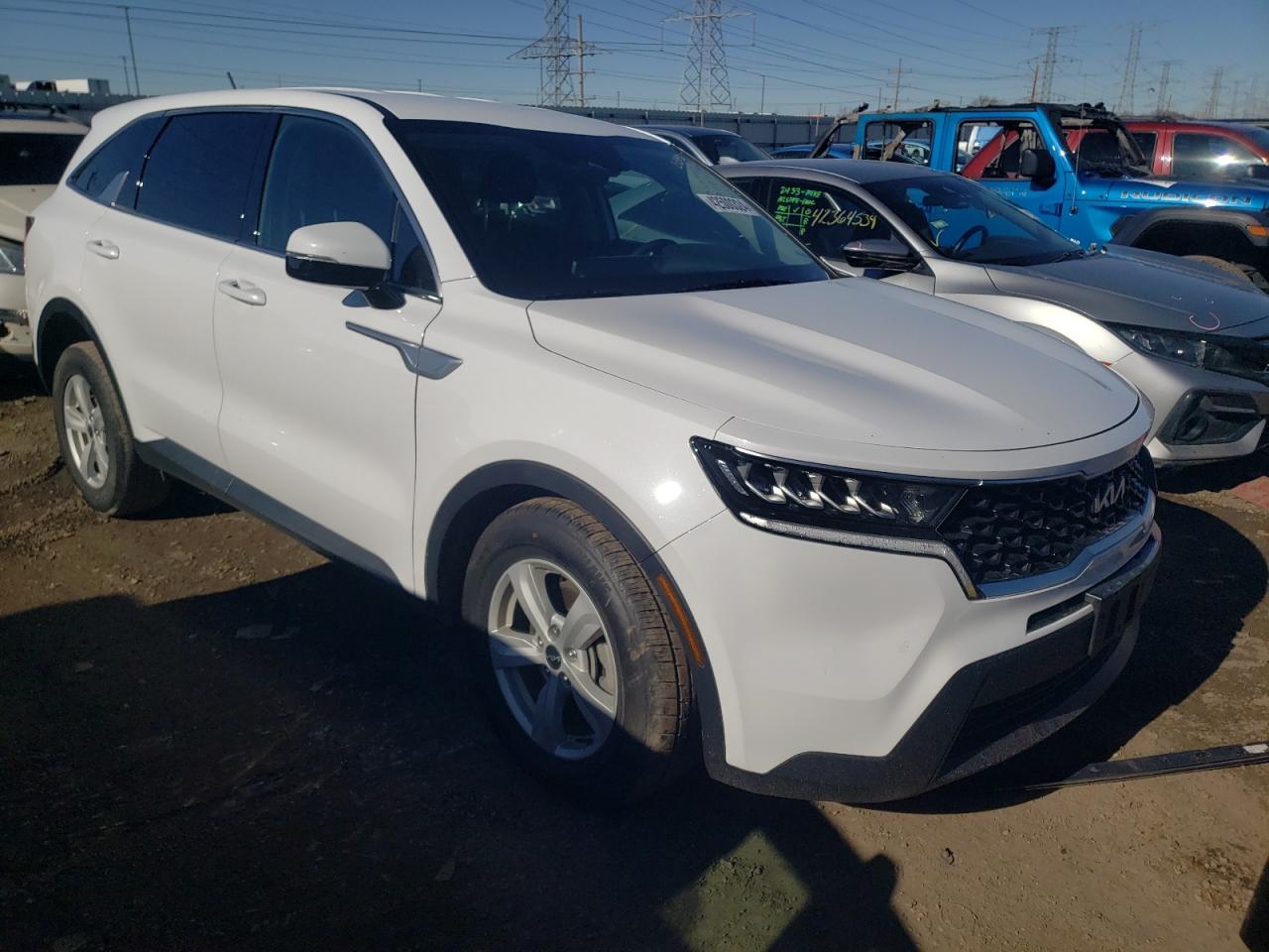 2022 KIA SORENTO LX VIN:5XYRG4LC3NG117430