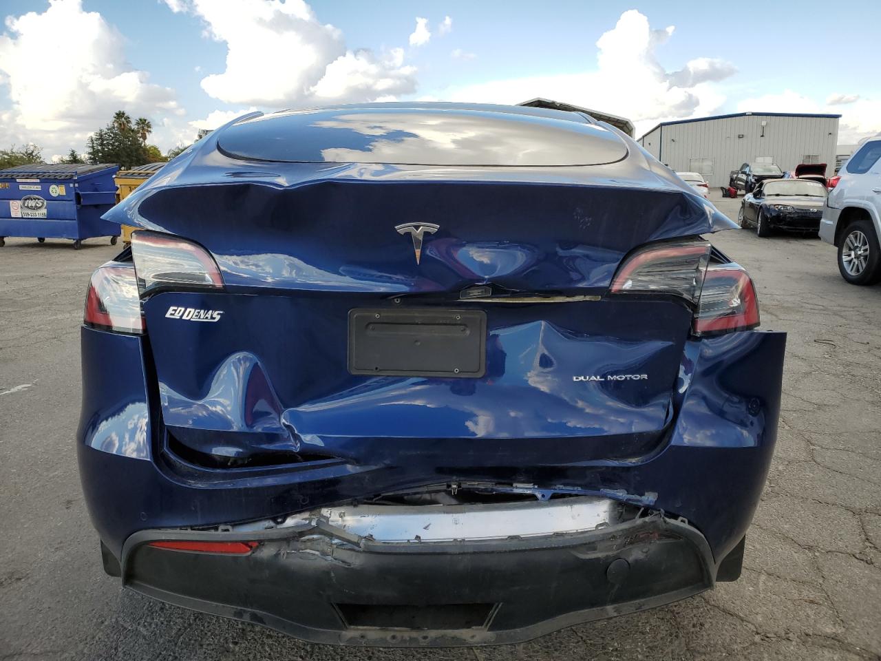 2022 TESLA MODEL Y  VIN:7SAYGDEE6NF386736