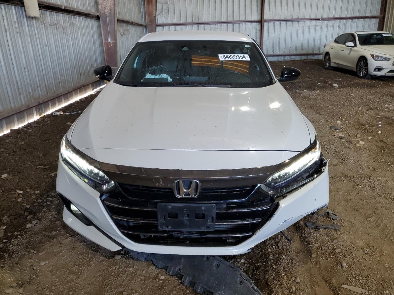 2022 HONDA ACCORD SPORT VIN:1HGCV1F34NA075616