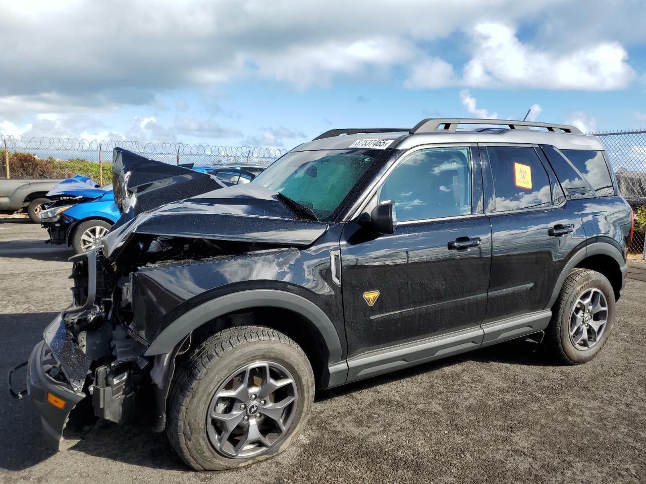 2022 FORD BRONCO SPORT BADLANDS VIN:3FMCR9D91NRD46125
