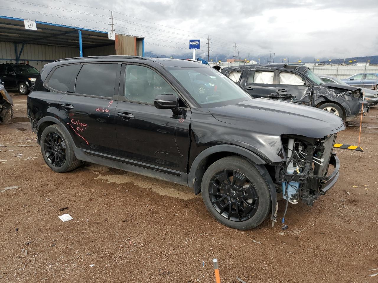 2022 KIA TELLURIDE SX VIN:5XYP5DHC3NG201849