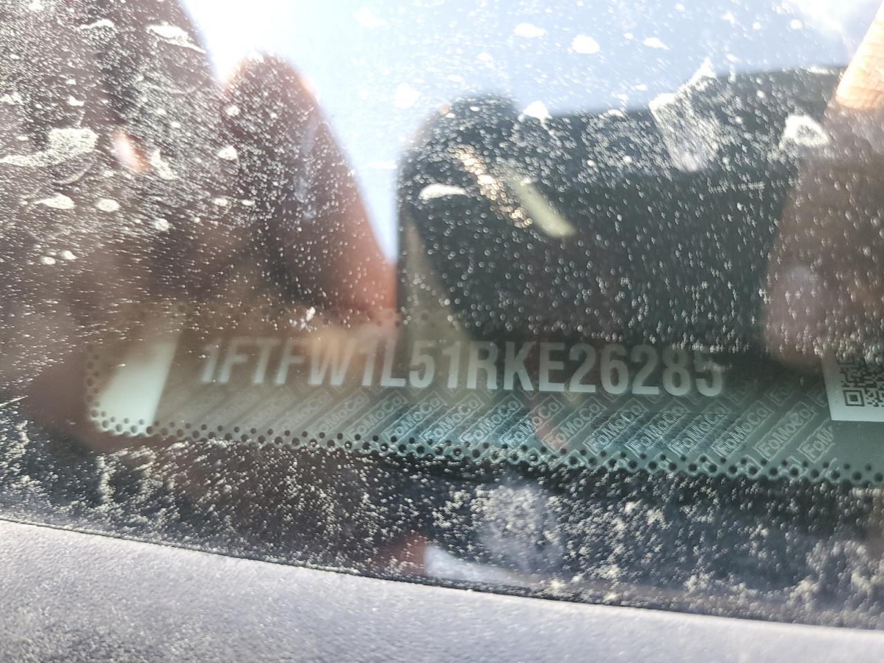 2024 FORD F150 XL VIN:1FTFW1L51RKE26285