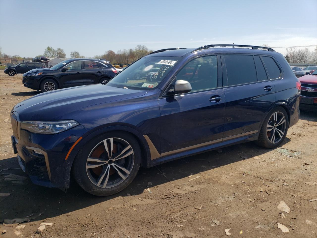 2022 BMW X7 M50I VIN:5UXCX6C0XN9M79911