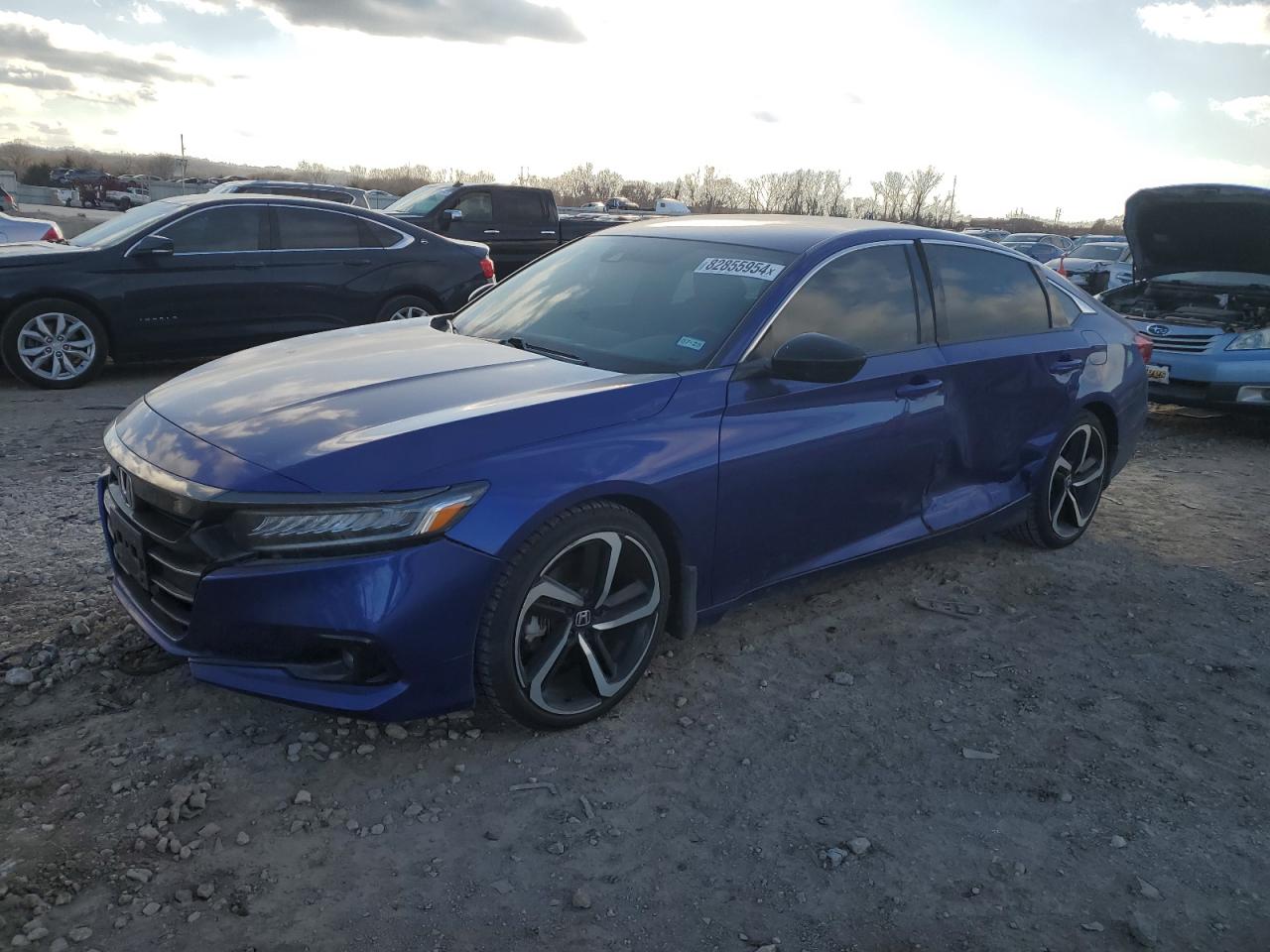 2022 HONDA ACCORD SPORT VIN:1HGCV1F37NA065078