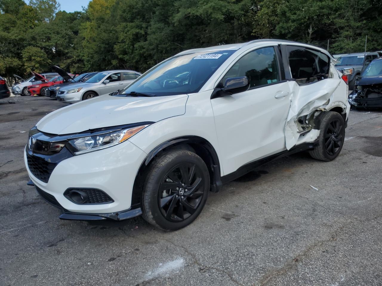 2022 HONDA HR-V SPORT VIN:3CZRU5H17NM700893