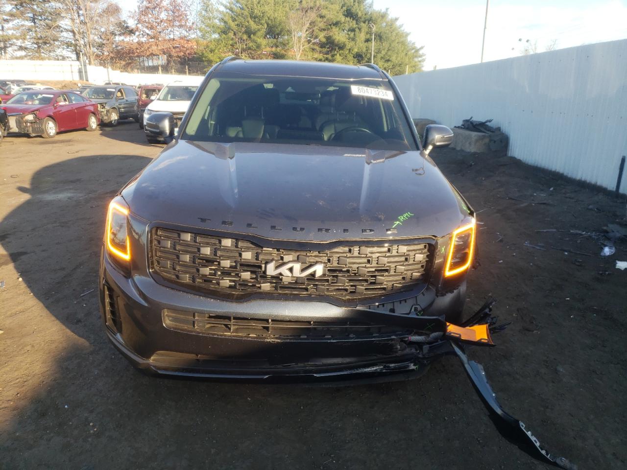 2022 KIA TELLURIDE EX VIN:5XYP3DHC9NG258790