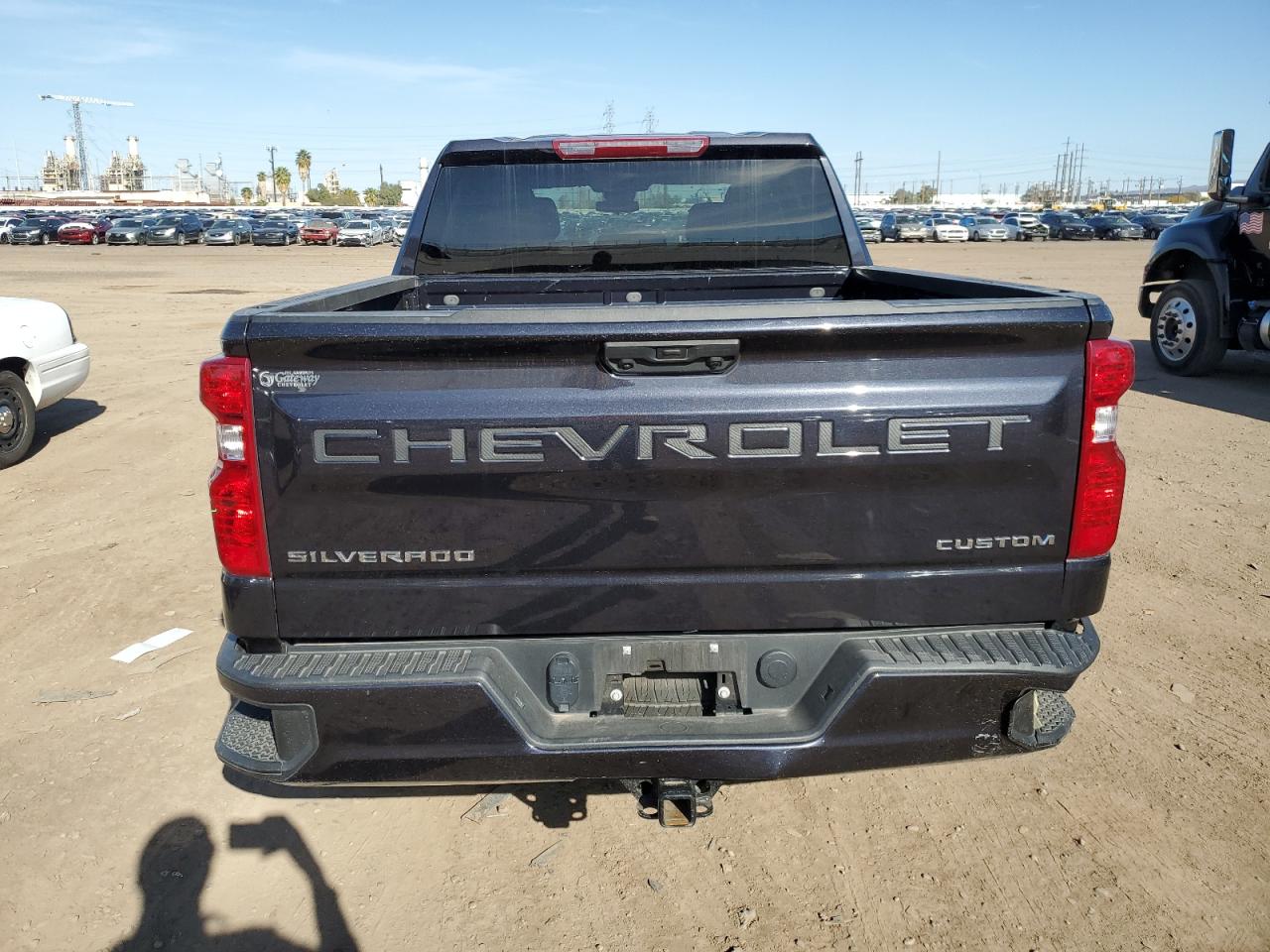 2022 CHEVROLET SILVERADO C1500 CUSTOM VIN:1GCPABEK4NZ588196