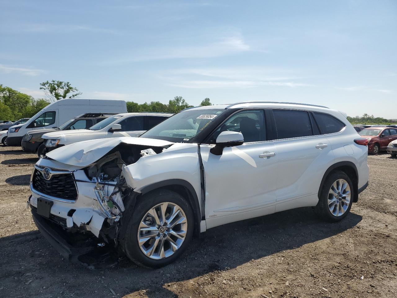 2022 TOYOTA HIGHLANDER HYBRID LIMITED VIN:5TDXBRCHXNS540541