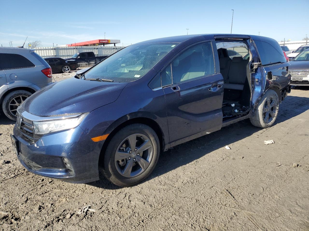 2022 HONDA ODYSSEY EX VIN:5FNRL6H59NB007281