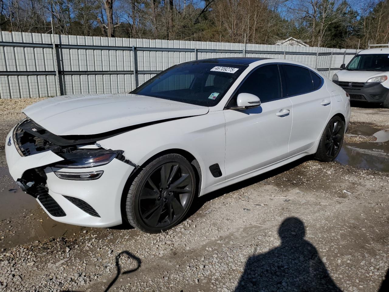 2022 GENESIS G70 BASE VIN:KMTG54TE3NU084590