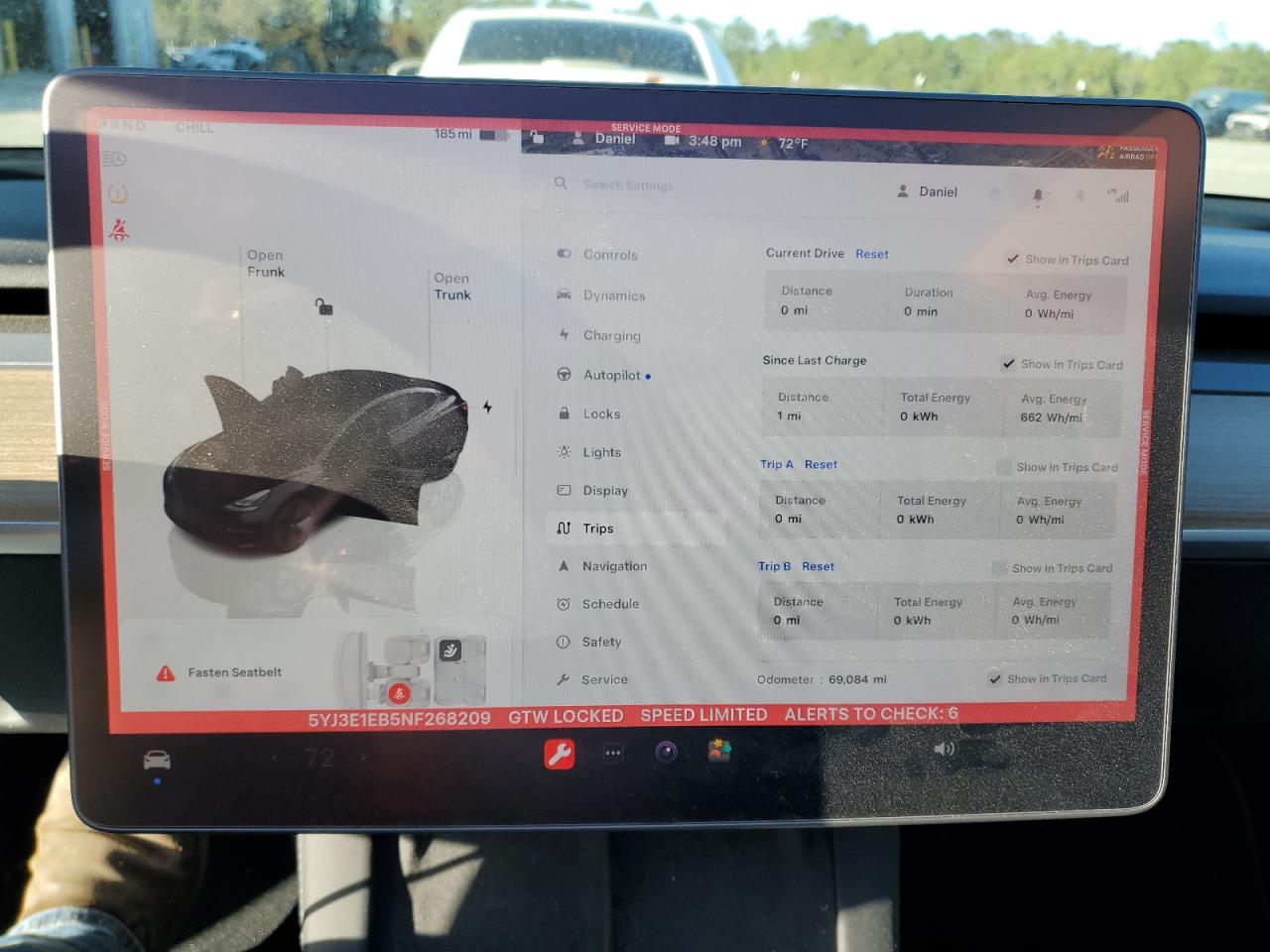 2022 TESLA MODEL 3  VIN:5YJ3E1EB5NF268209