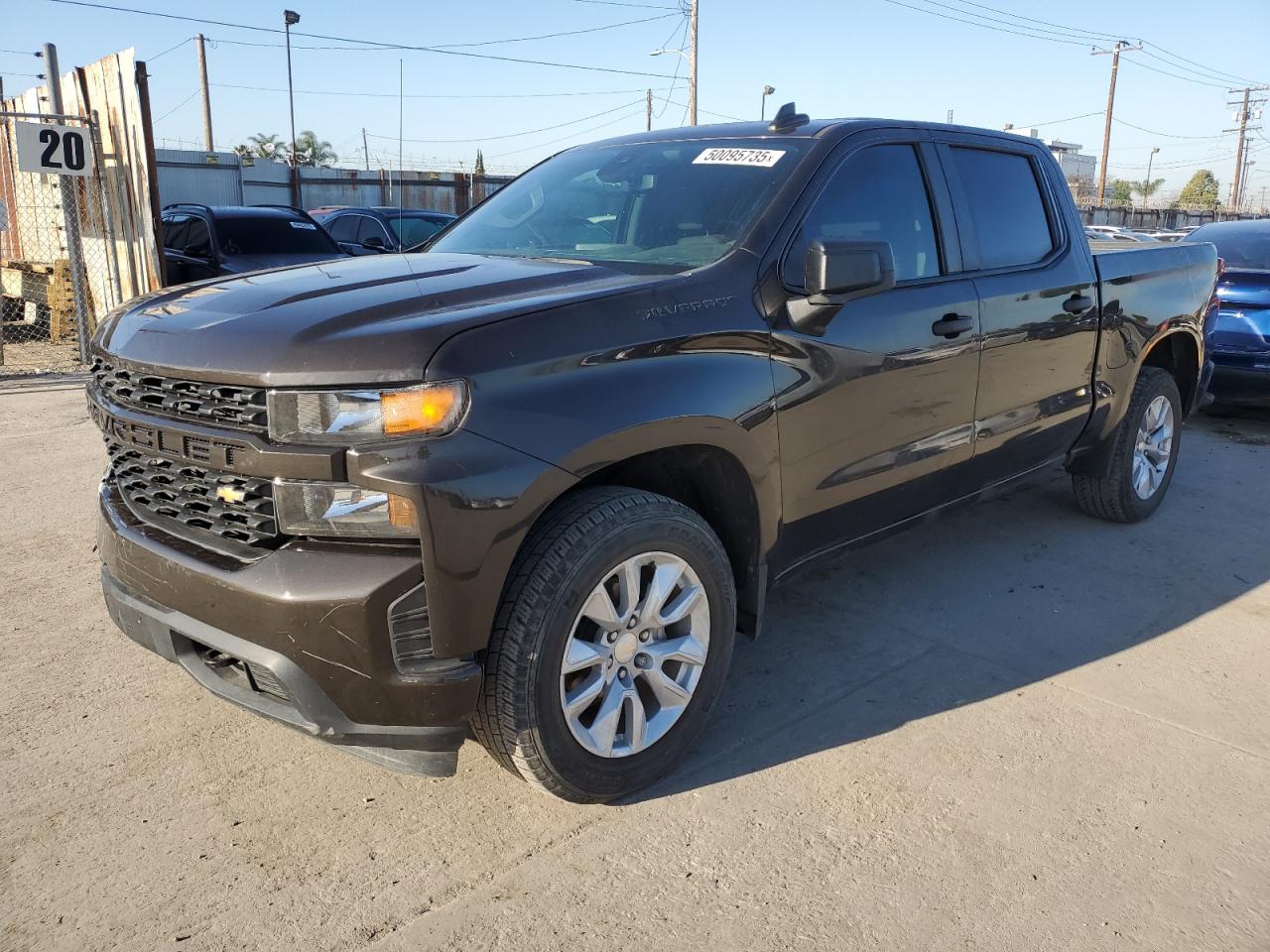 2022 CHEVROLET SILVERADO LTD C1500 CUSTOM VIN:3GCPWBEK9NG118456