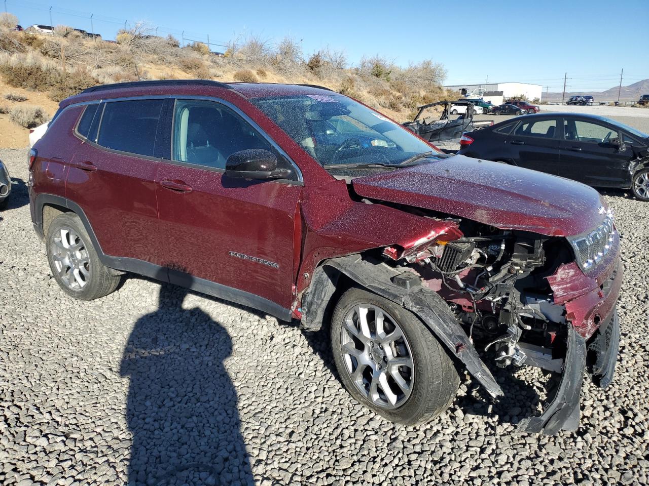 2022 JEEP COMPASS LATITUDE LUX VIN:3C4NJDFB6NT219235
