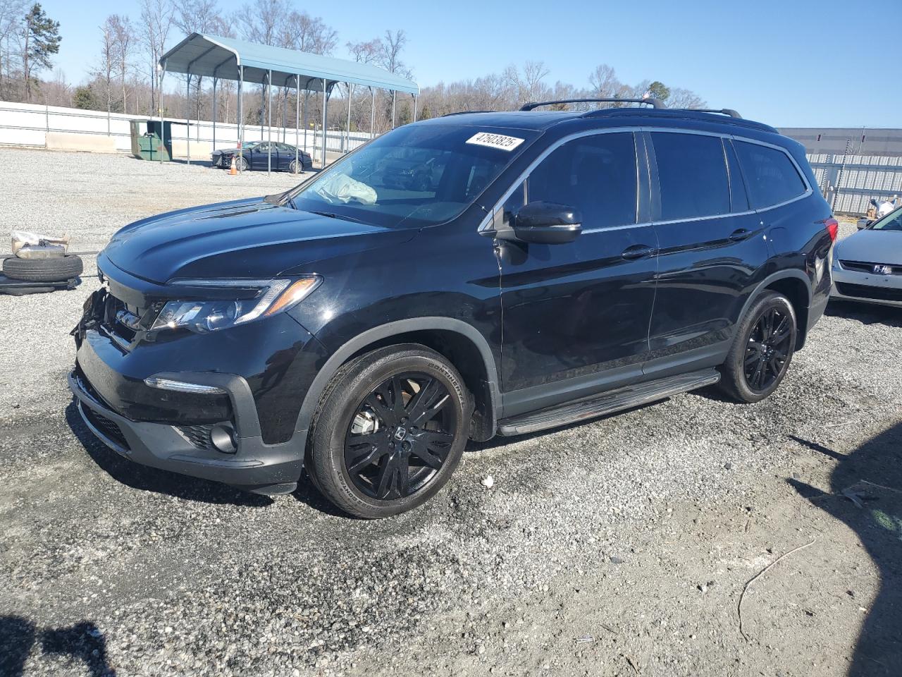 2022 HONDA PILOT SE VIN:5FNYF5H2XNB024948