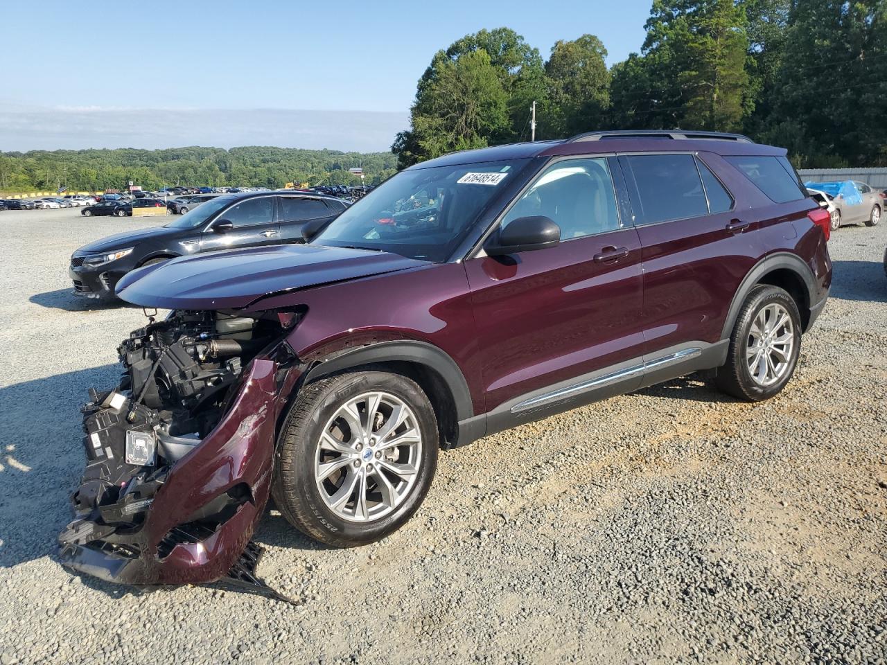 2022 FORD EXPLORER XLT VIN:1FMSK7DH8NGC30018