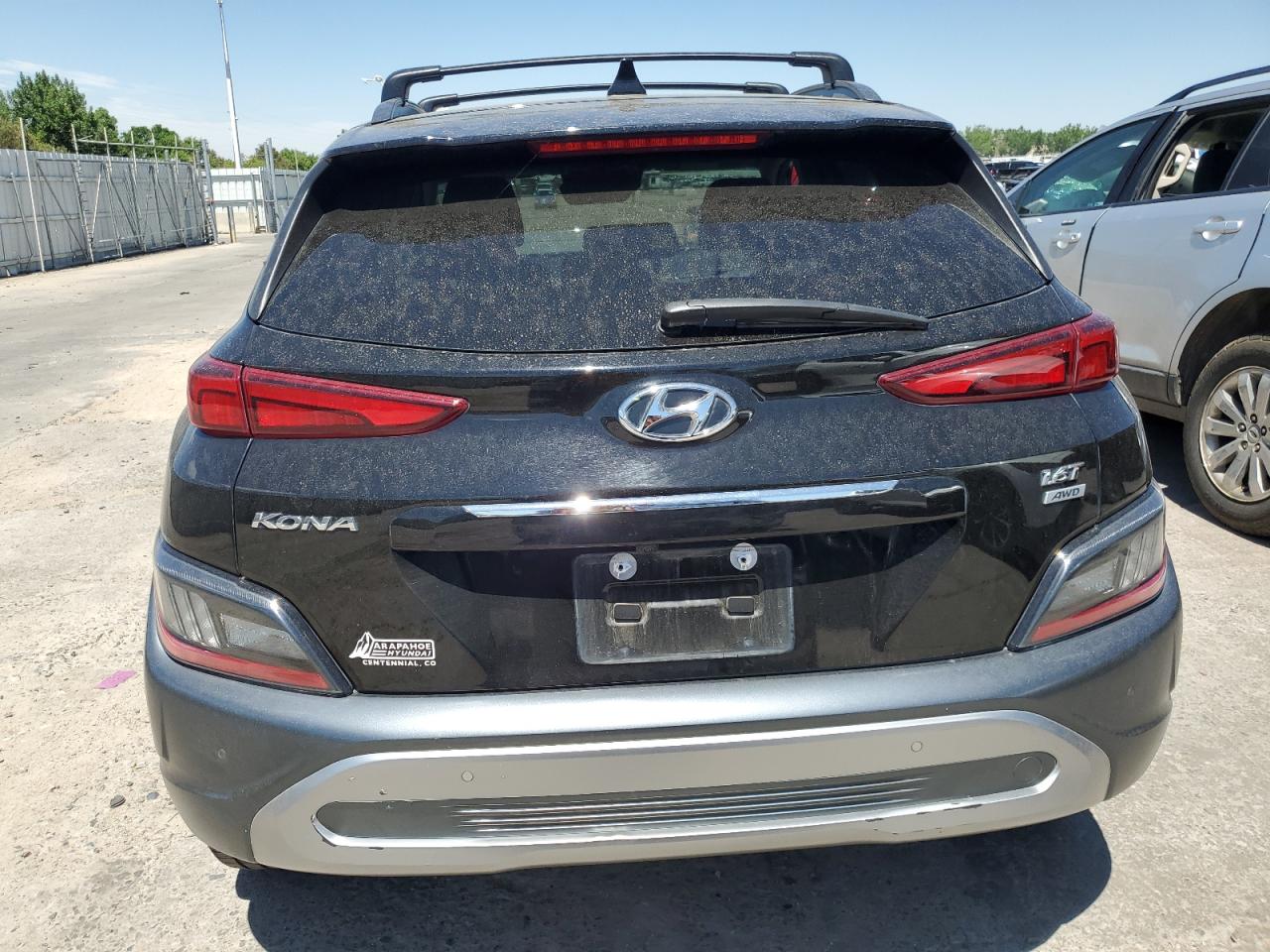 2022 HYUNDAI KONA LIMITED VIN:KM8K5CA37NU752164