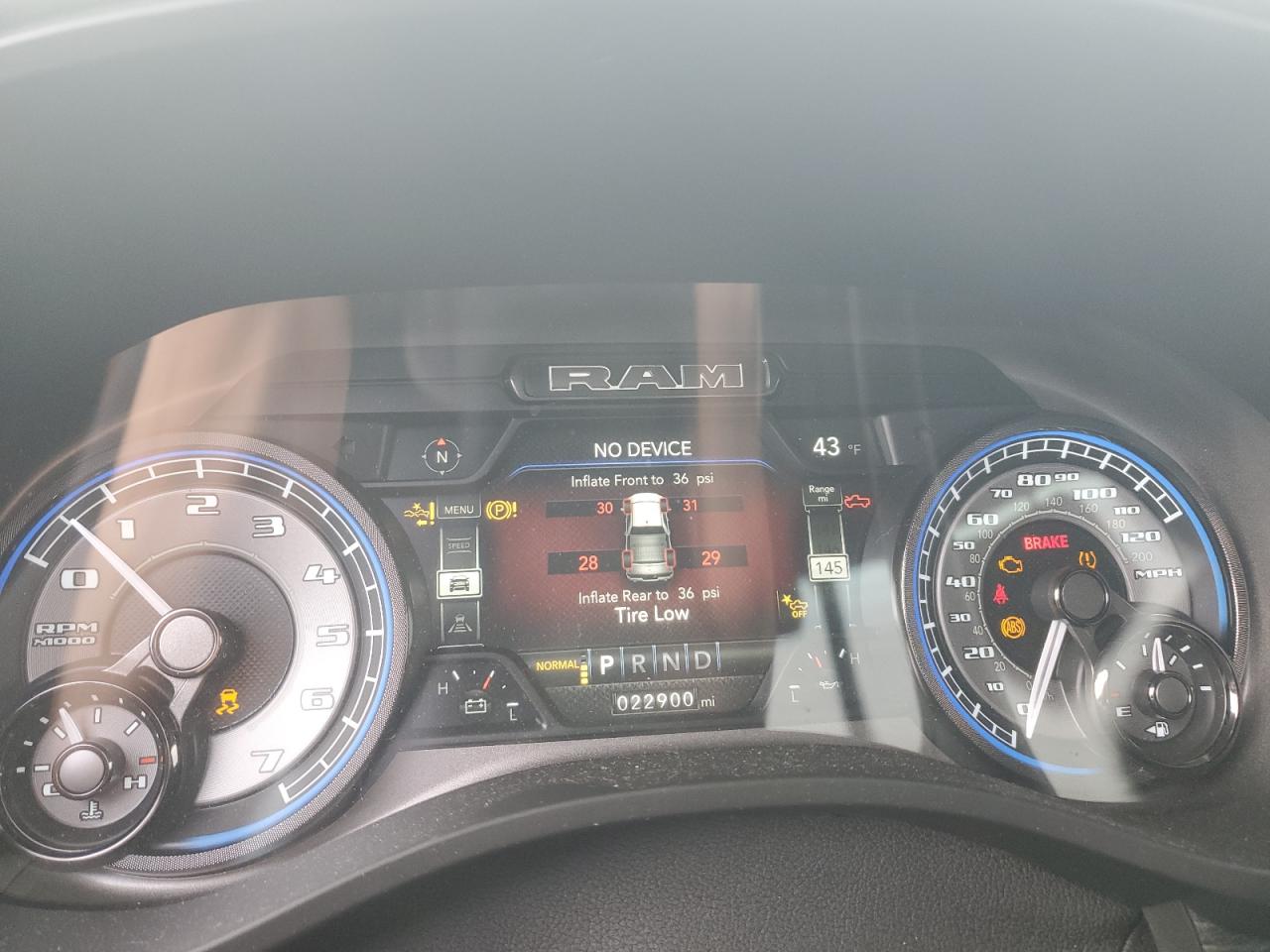 2022 RAM 1500 LIMITED VIN:1C6SRFHT5NN140532