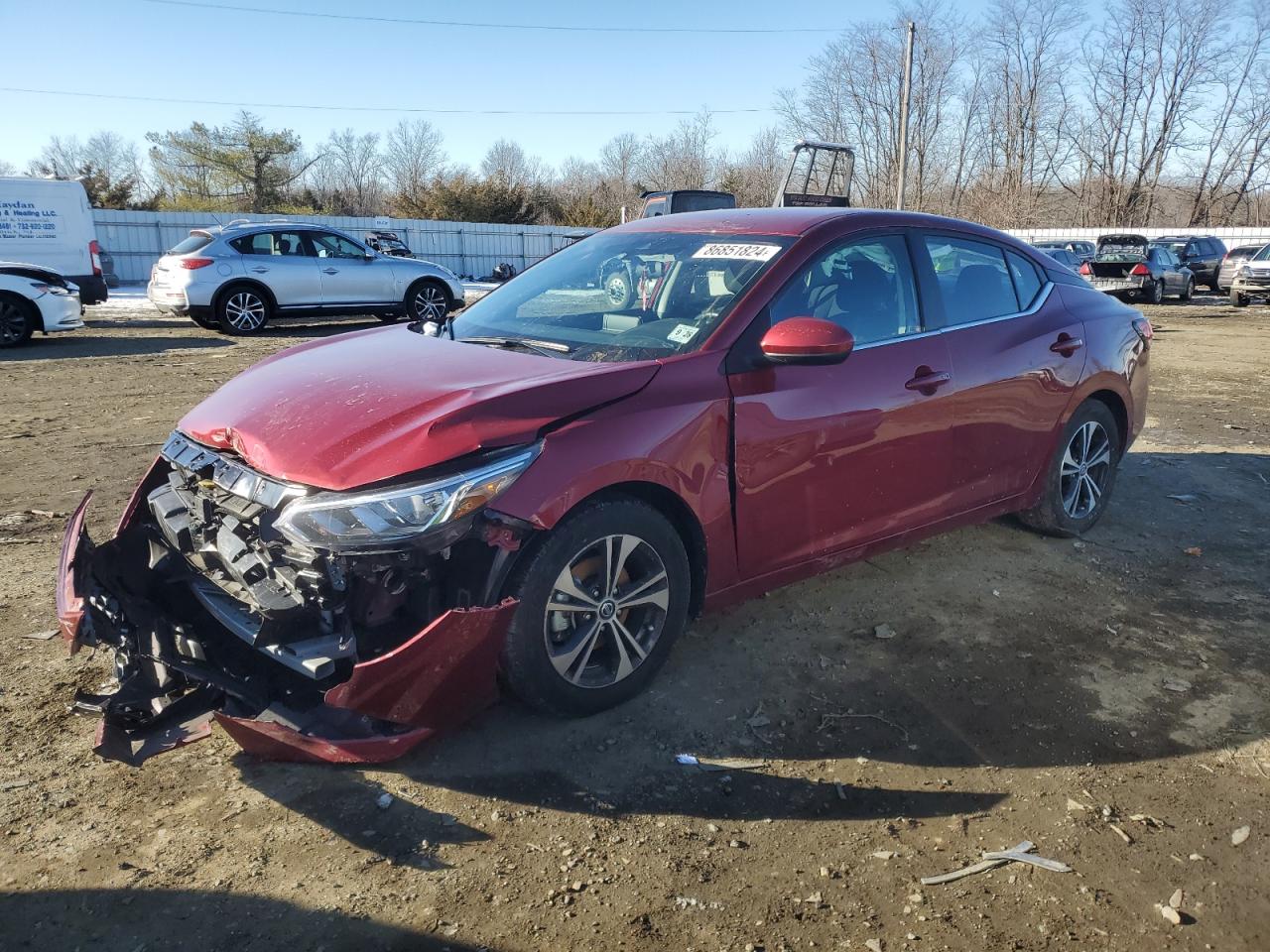 2023 NISSAN SENTRA SV VIN:3N1AB8CVXPY318540