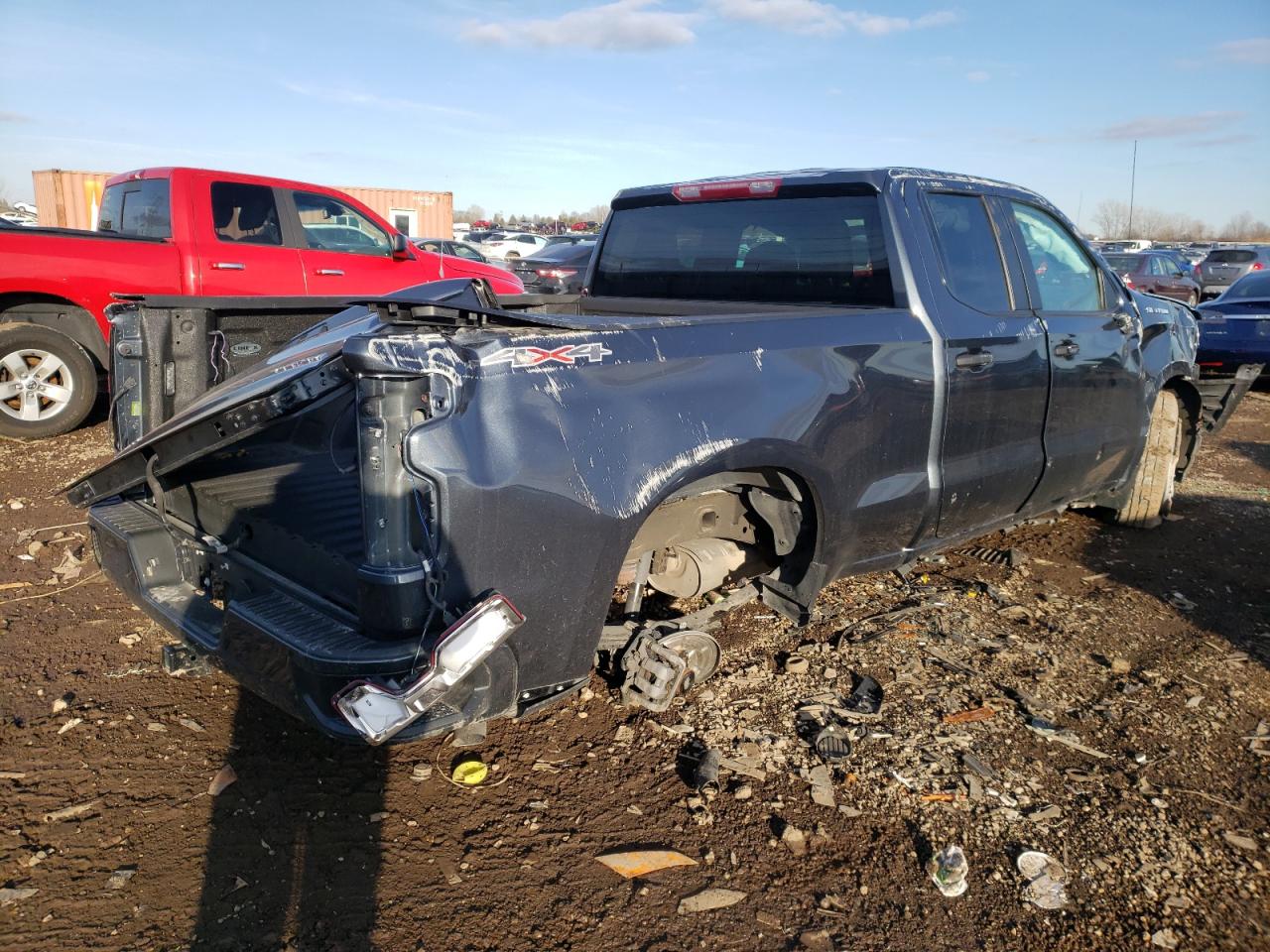2022 CHEVROLET SILVERADO LTD K1500 CUSTOM VIN:1GCRYBEK6NZ195904