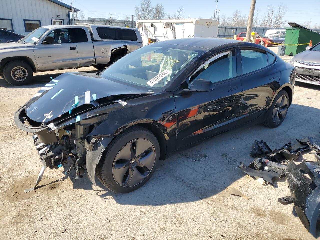 2022 TESLA MODEL 3  VIN:5YJ3E1EB0NF275097