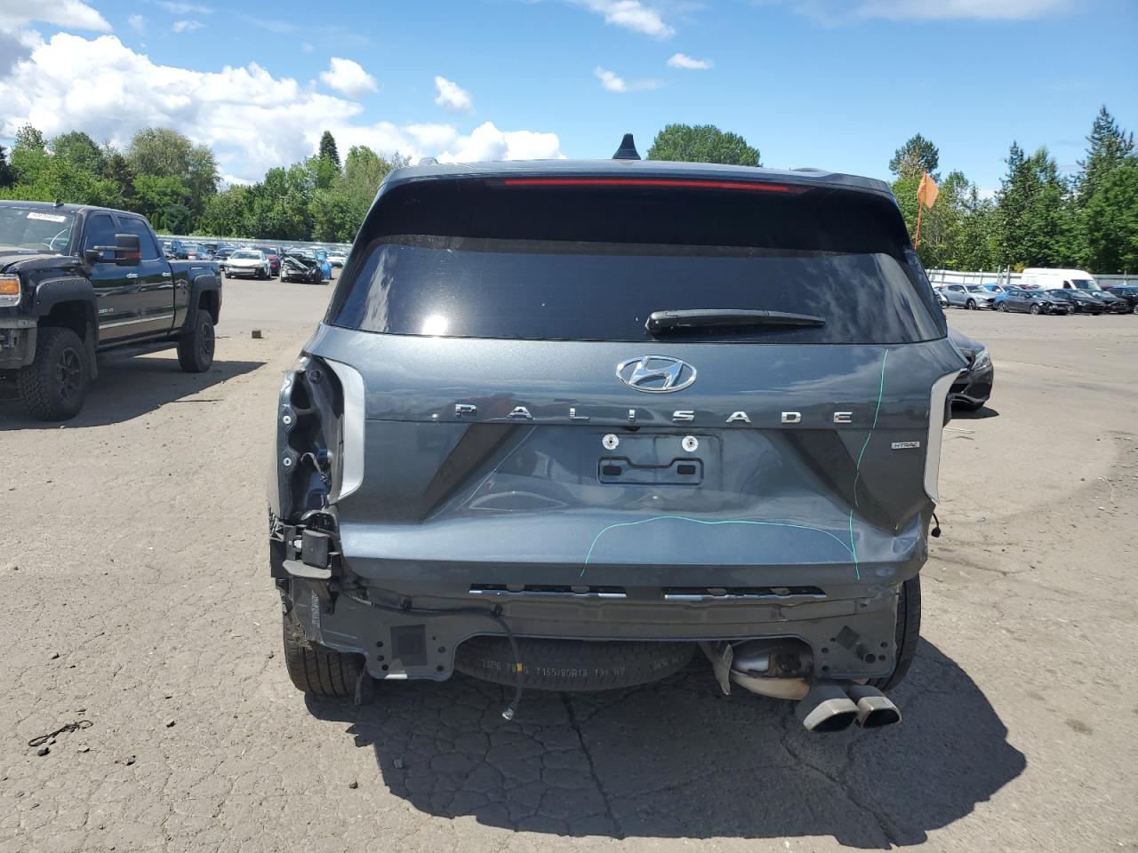 2022 HYUNDAI PALISADE CALLIGRAPHY VIN:KM8R7DHE0NU353974