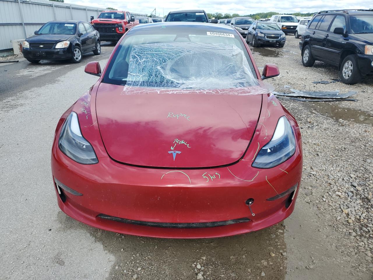 2022 TESLA MODEL 3  VIN:5YJ3E1EBXNF192339