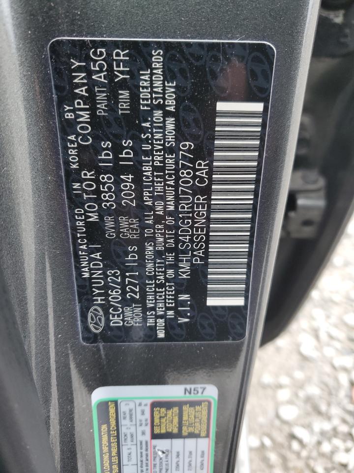 2024 HYUNDAI ELANTRA SEL VIN:KMHLS4DG1RU708779