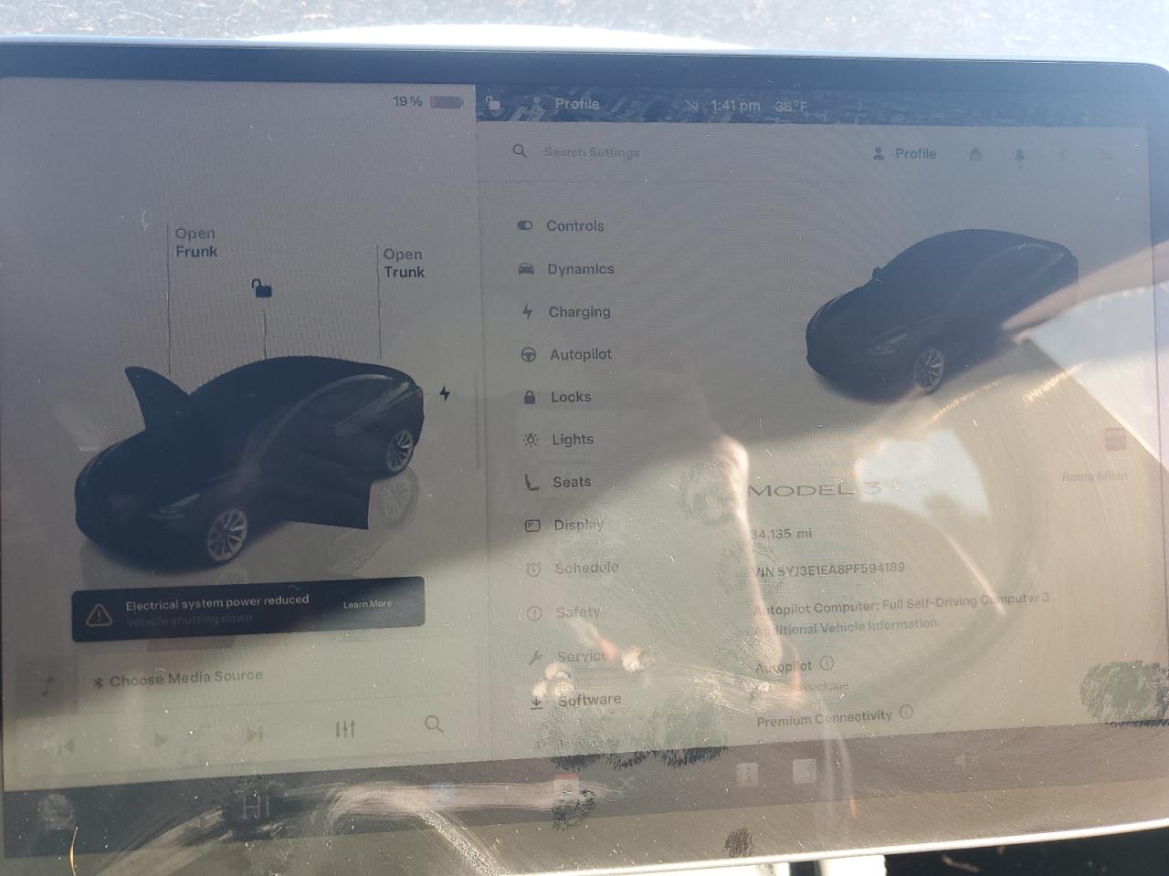 2023 TESLA MODEL 3  VIN:5YJ3E1EA8PF594189