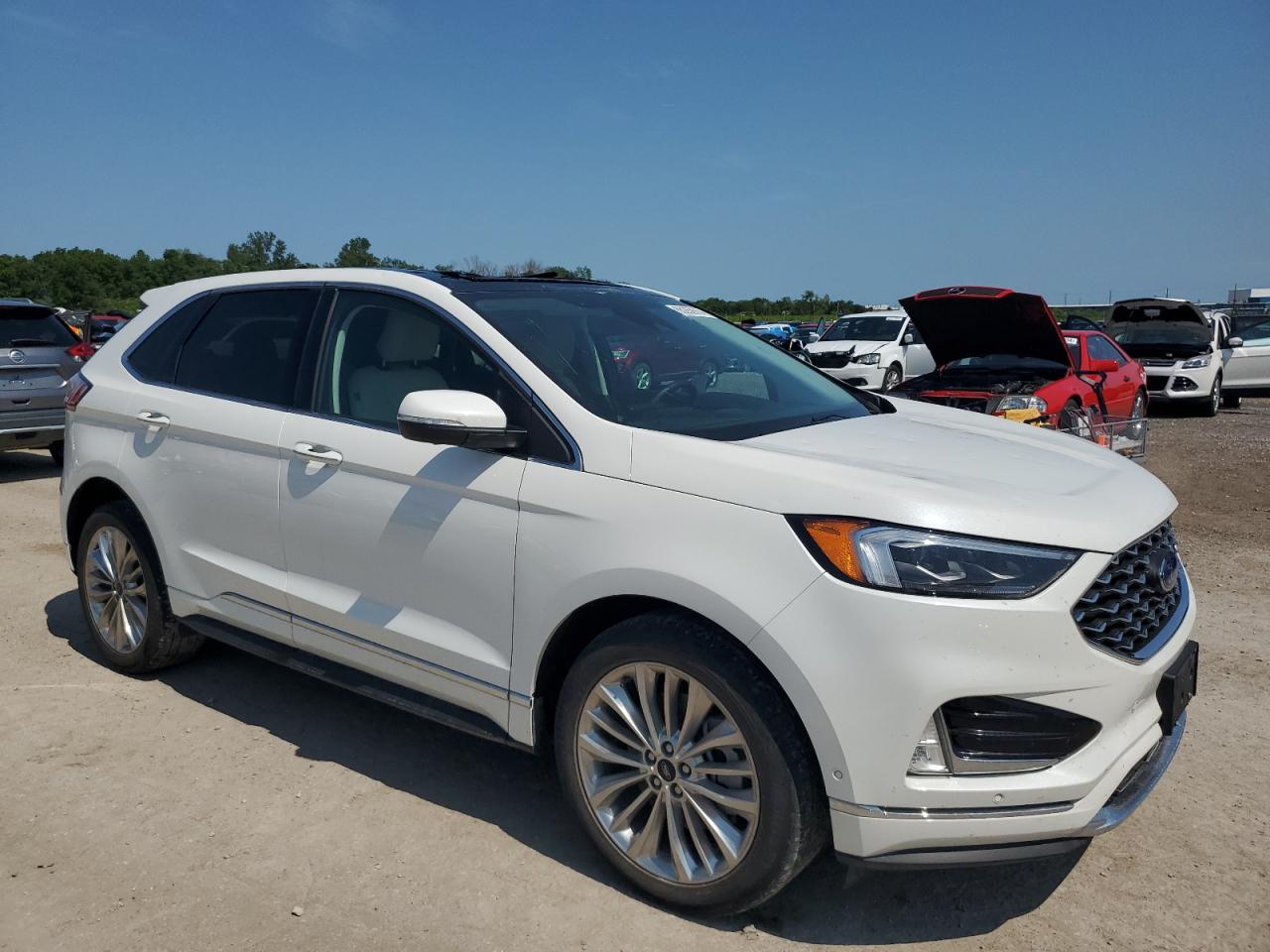 2022 FORD EDGE TITANIUM VIN:2FMPK4K99NBA18977