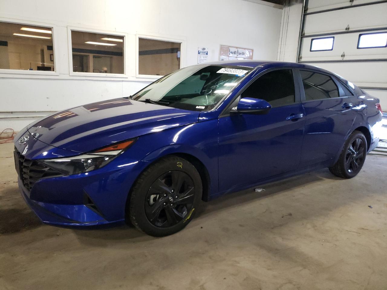 2022 HYUNDAI ELANTRA SEL VIN:5NPLS4AG7NH062404