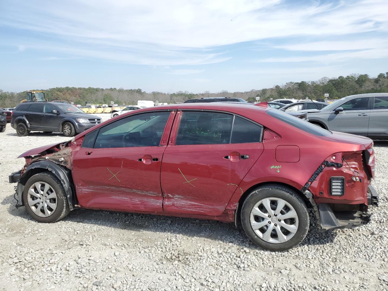 2022 TOYOTA COROLLA LE VIN:5YFEPMAE2NP327791