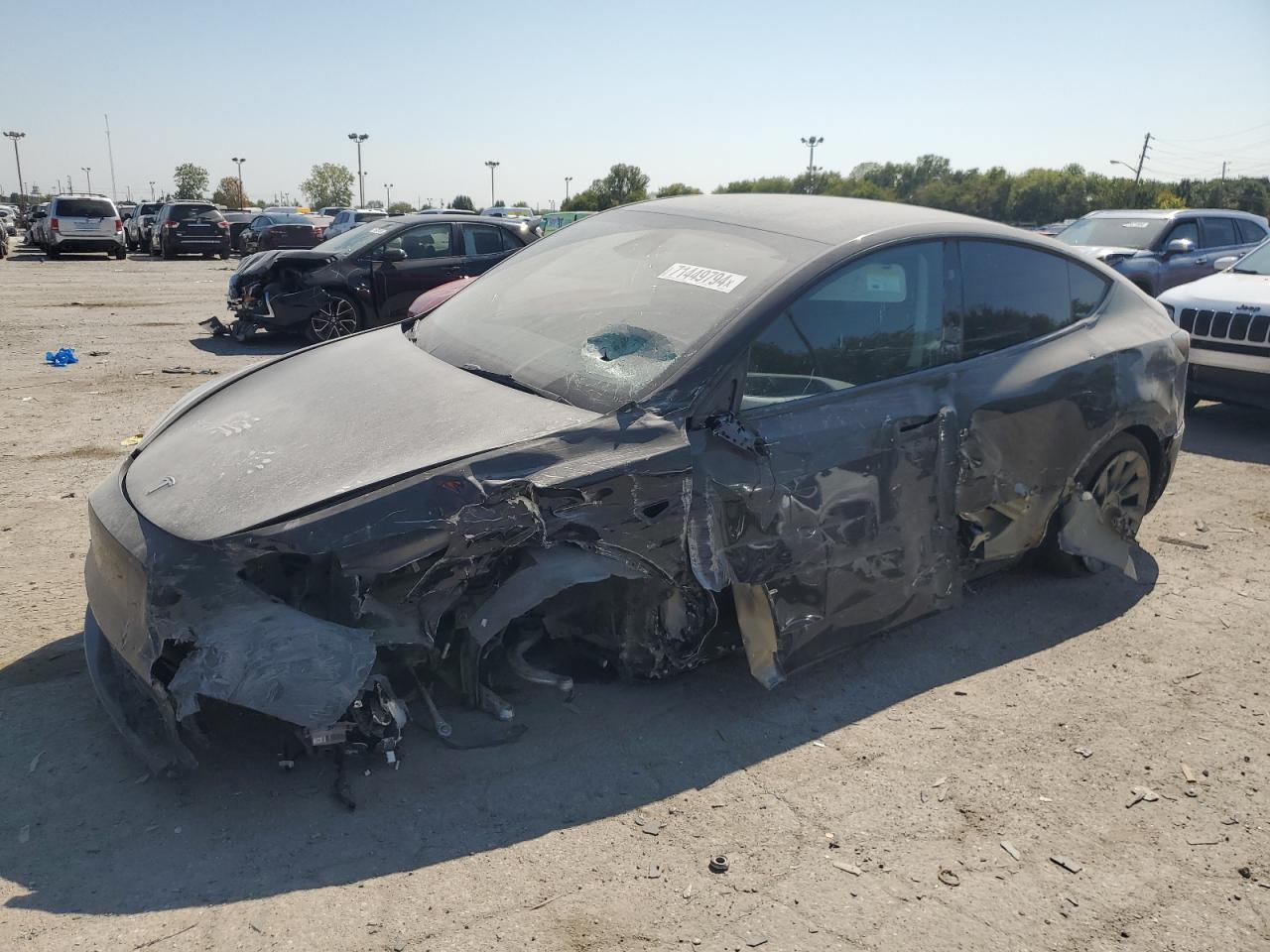 2023 TESLA MODEL Y  VIN:7SAYGAEE7PF884008