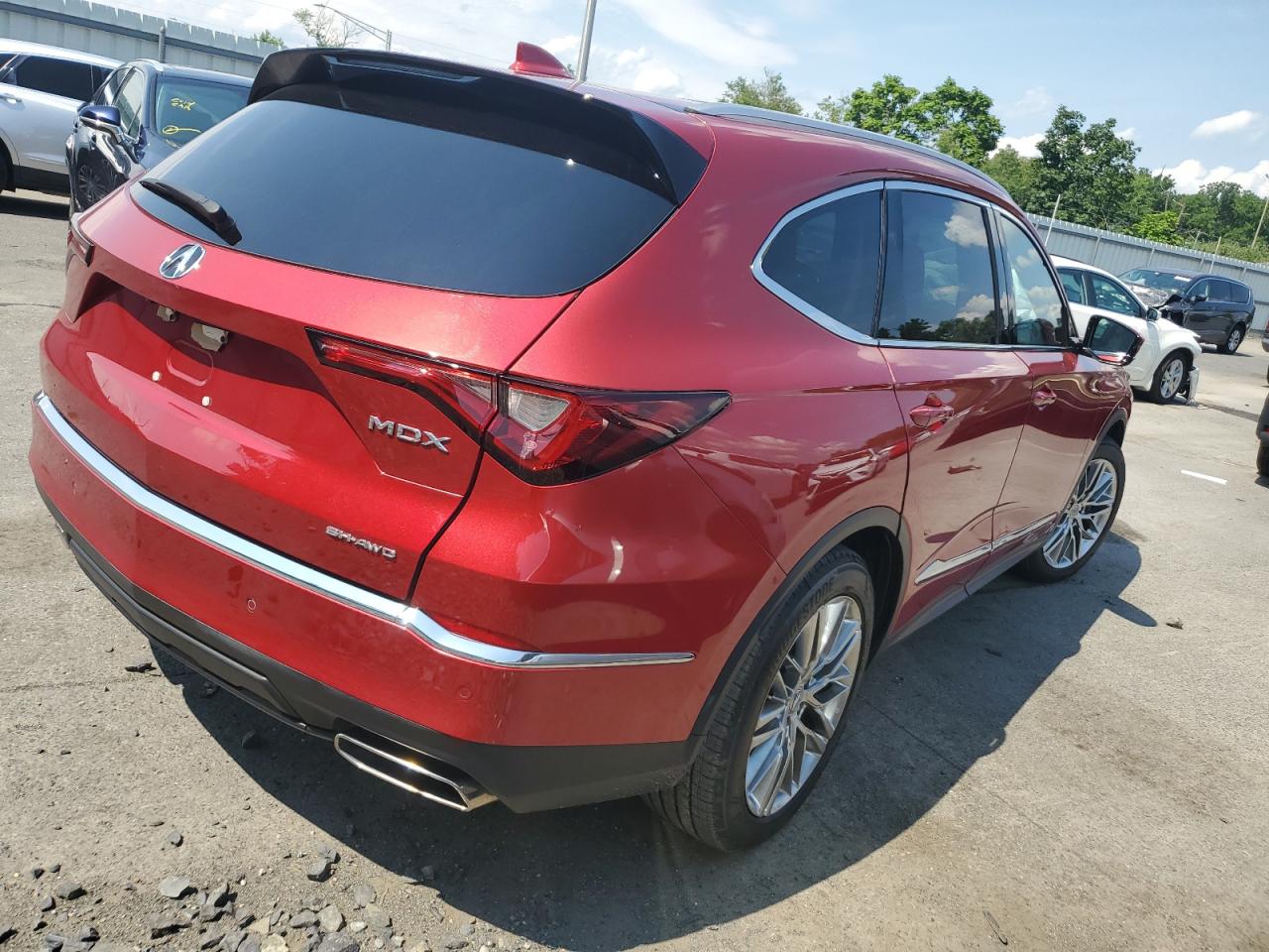 2022 ACURA MDX ADVANCE VIN:5J8YE1H89NL022350