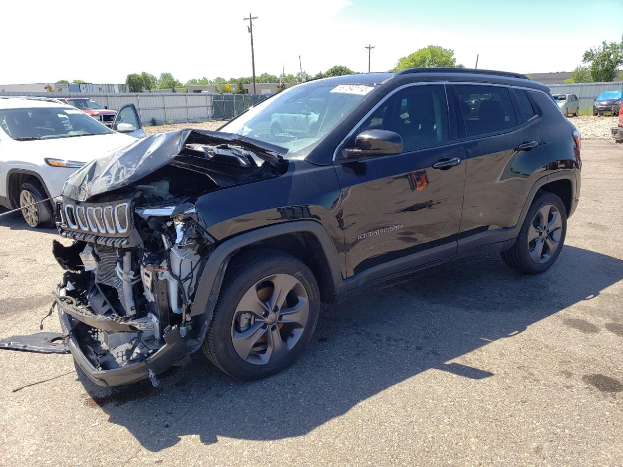 2022 JEEP COMPASS LATITUDE LUX VIN:3C4NJDFB3NT132649