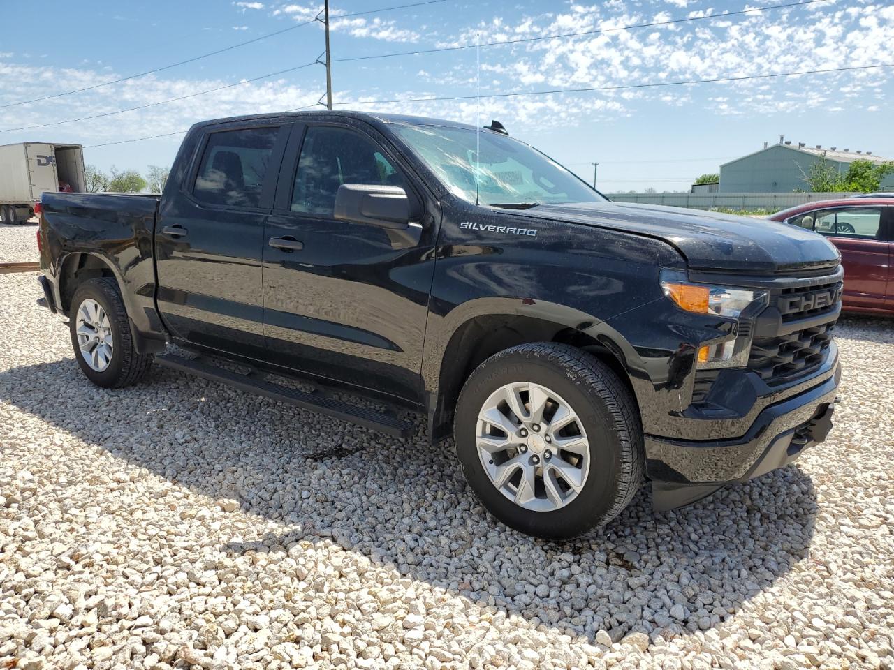 2022 CHEVROLET SILVERADO C1500 CUSTOM VIN:1GCPABEK4NZ634805