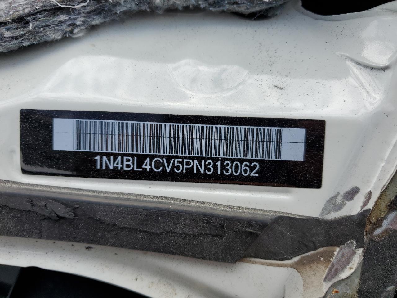 2023 NISSAN ALTIMA SR VIN:1N4BL4CV5PN313062