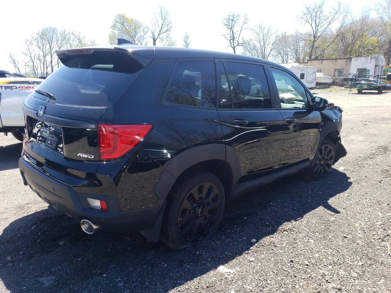 2022 HONDA PASSPORT EXL VIN:5FNYF8H5XNB028901