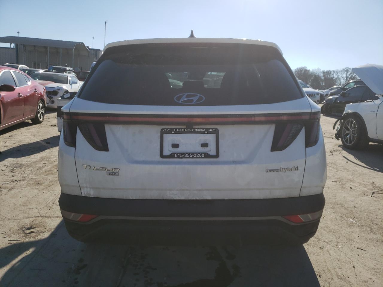 2022 HYUNDAI TUCSON BLUE VIN:KM8JBCA18NU015428